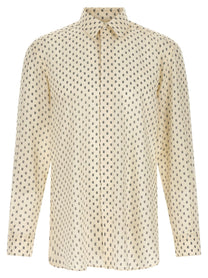 Tom Ford Paisley Print Shirt Beige