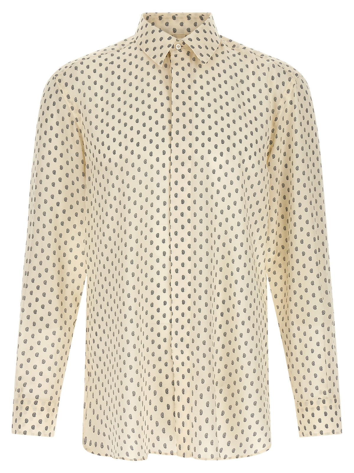 Tom Ford Paisley Print Shirt Beige