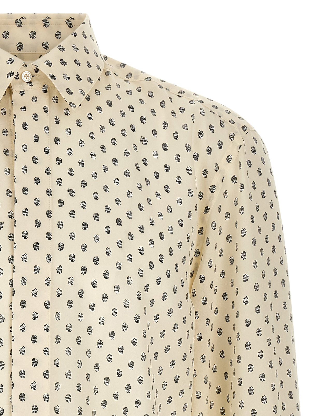 Tom Ford Paisley Print Shirt Beige