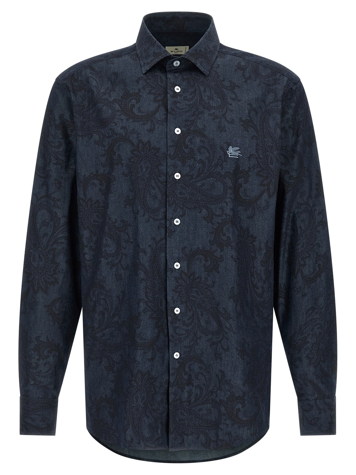 ETRO Paisley Ramage Shirt Blue