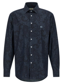 ETRO Paisley Ramage Shirt Blue