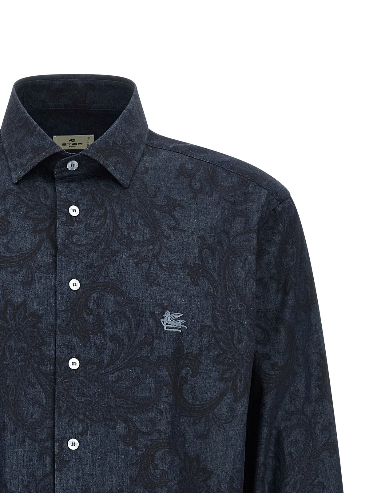 ETRO Paisley Ramage Shirt Blue