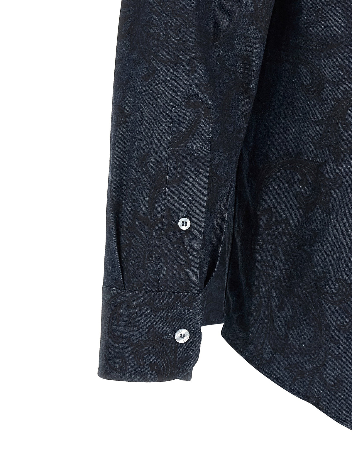 ETRO Paisley Ramage Shirt Blue