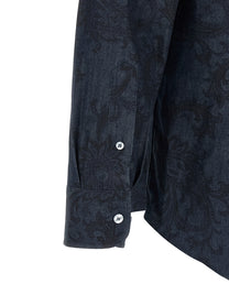 ETRO Paisley Ramage Shirt Blue