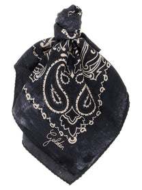 Golden Goose Paisley Scarf Grey