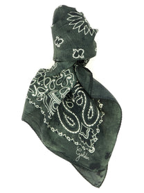 Golden Goose Paisley Scarf Green