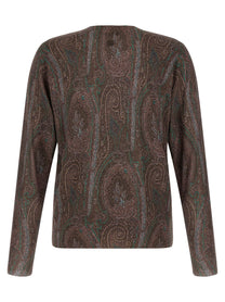 ETRO Paisley Sweater Red