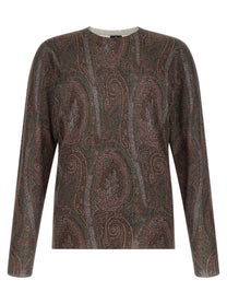 ETRO Paisley Sweater Red