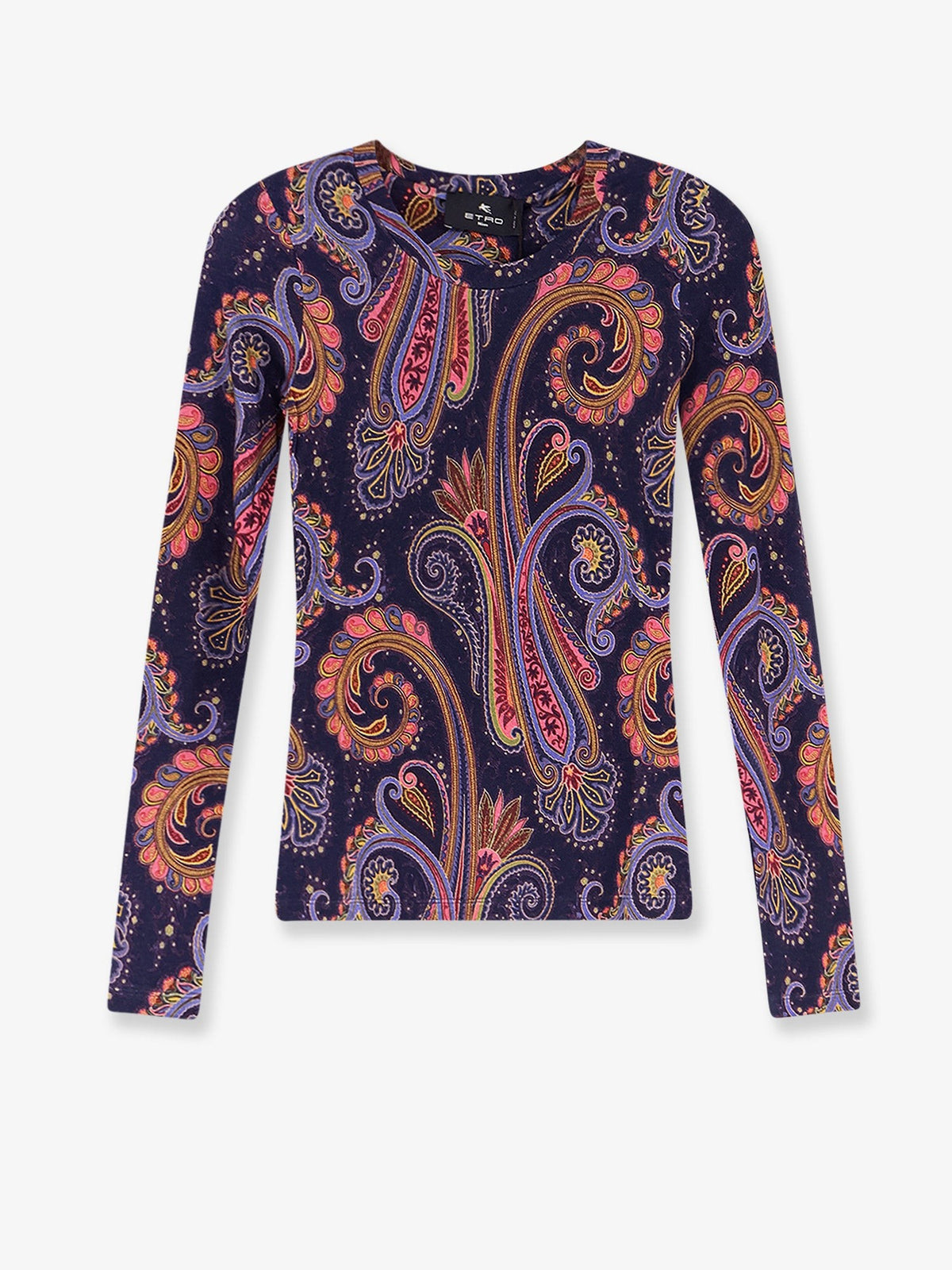 ETRO Women's Paisley Viscose and Wool Shirt Gold