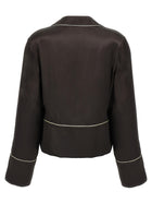 Off-White Pajama Shirt Black, view 2