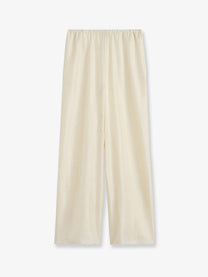 Toteme Women's Pajamas Organic Silk Trousers White