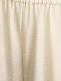Toteme Women's Pajamas Organic Silk Trousers White