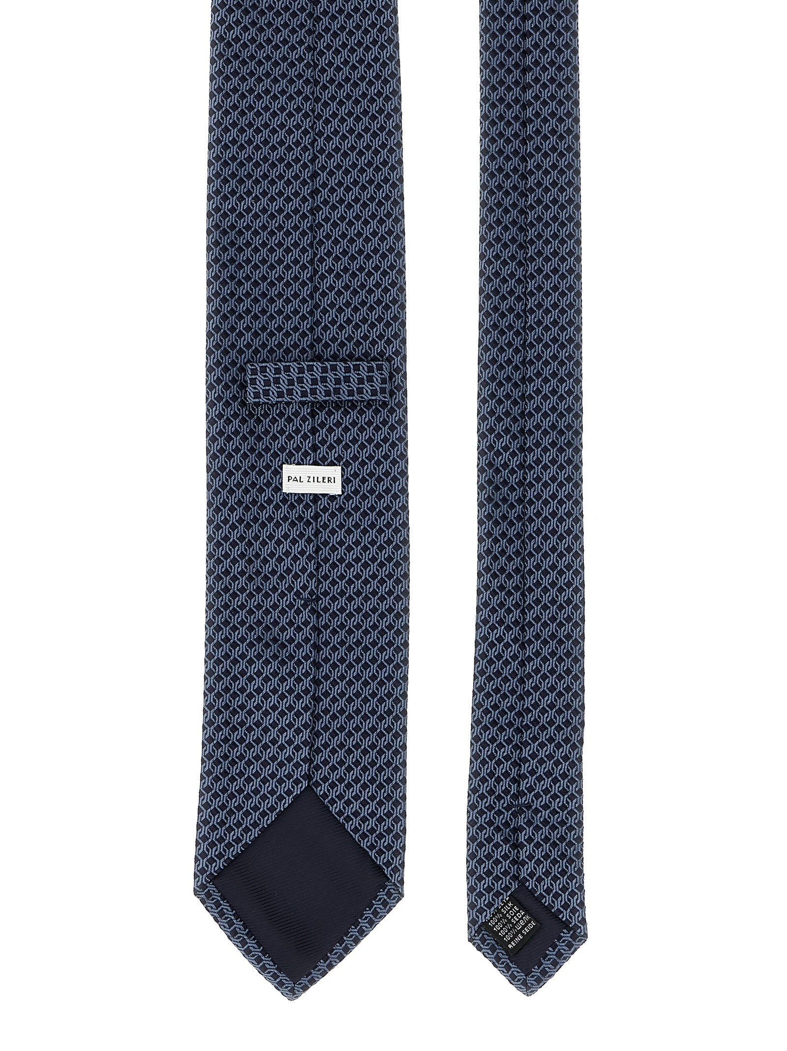 PAL ZILERI - PAL ZILERI - Patterned silk tie - Men’s Accessories
