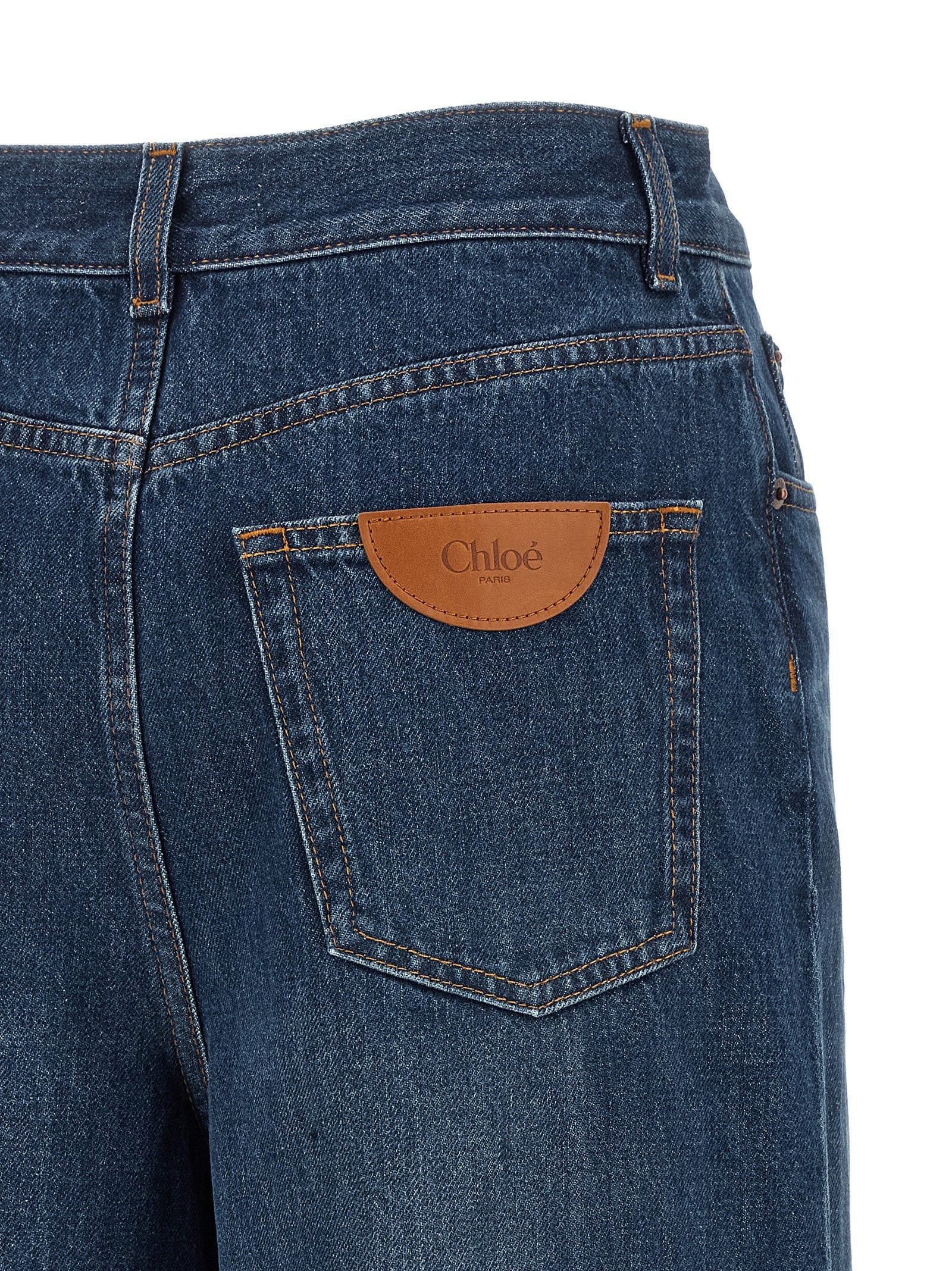 Chloé Palazzo Jeans Blue