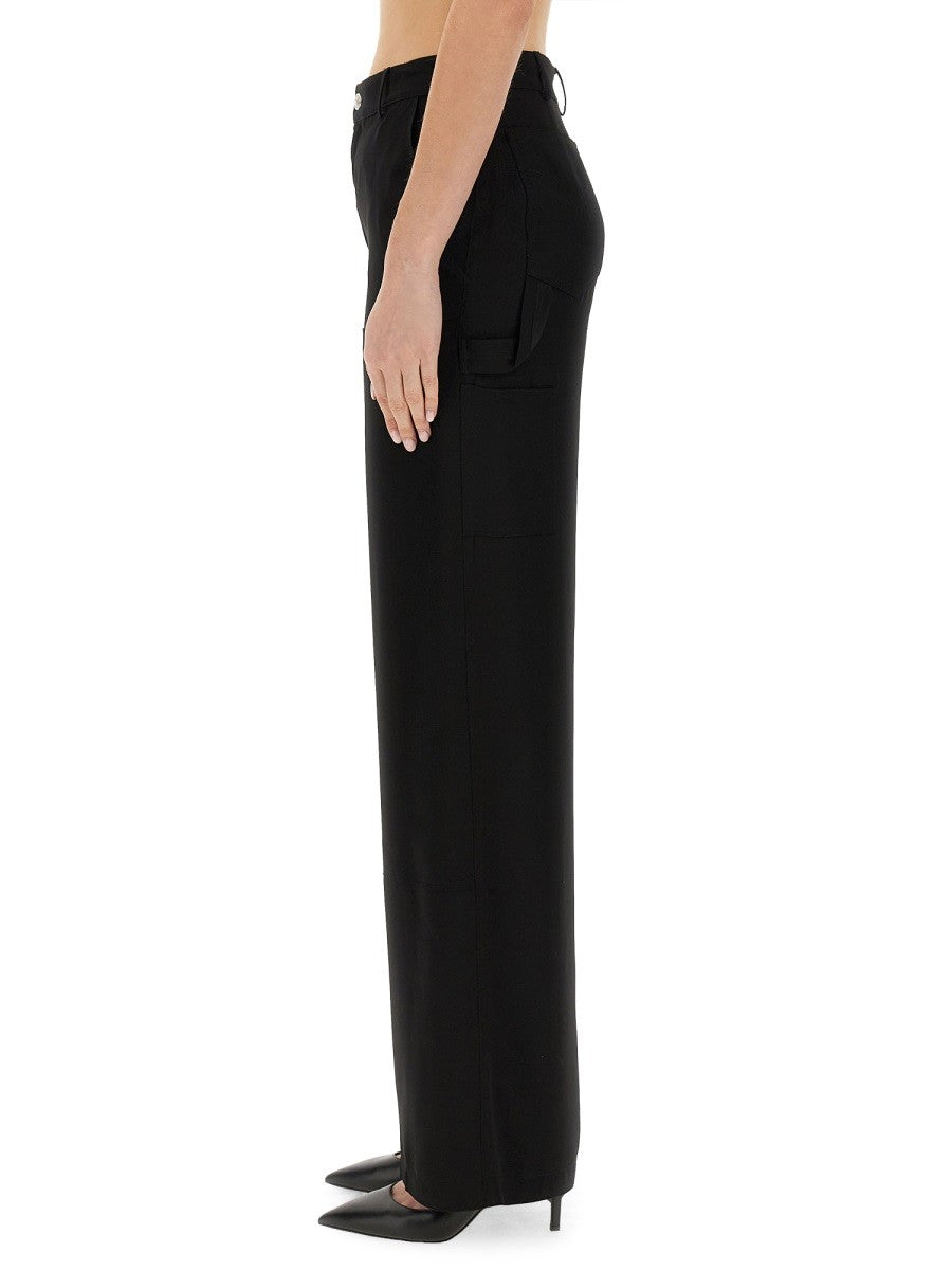 Moschino Jeans Women's Palazzo Pants Black, view 3