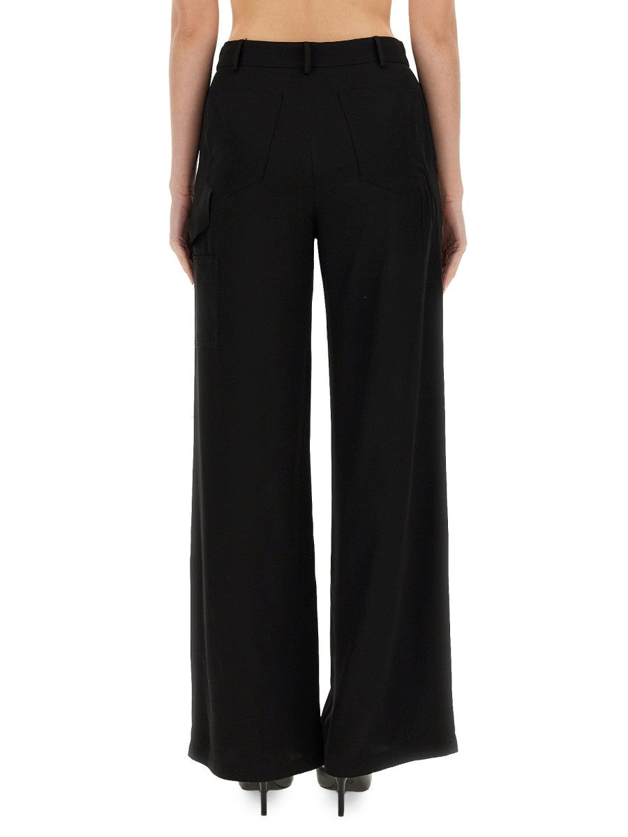 Moschino Jeans Women's Palazzo Pants Black, view 4