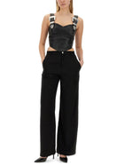 Moschino Jeans Women's Palazzo Pants Black, view 2