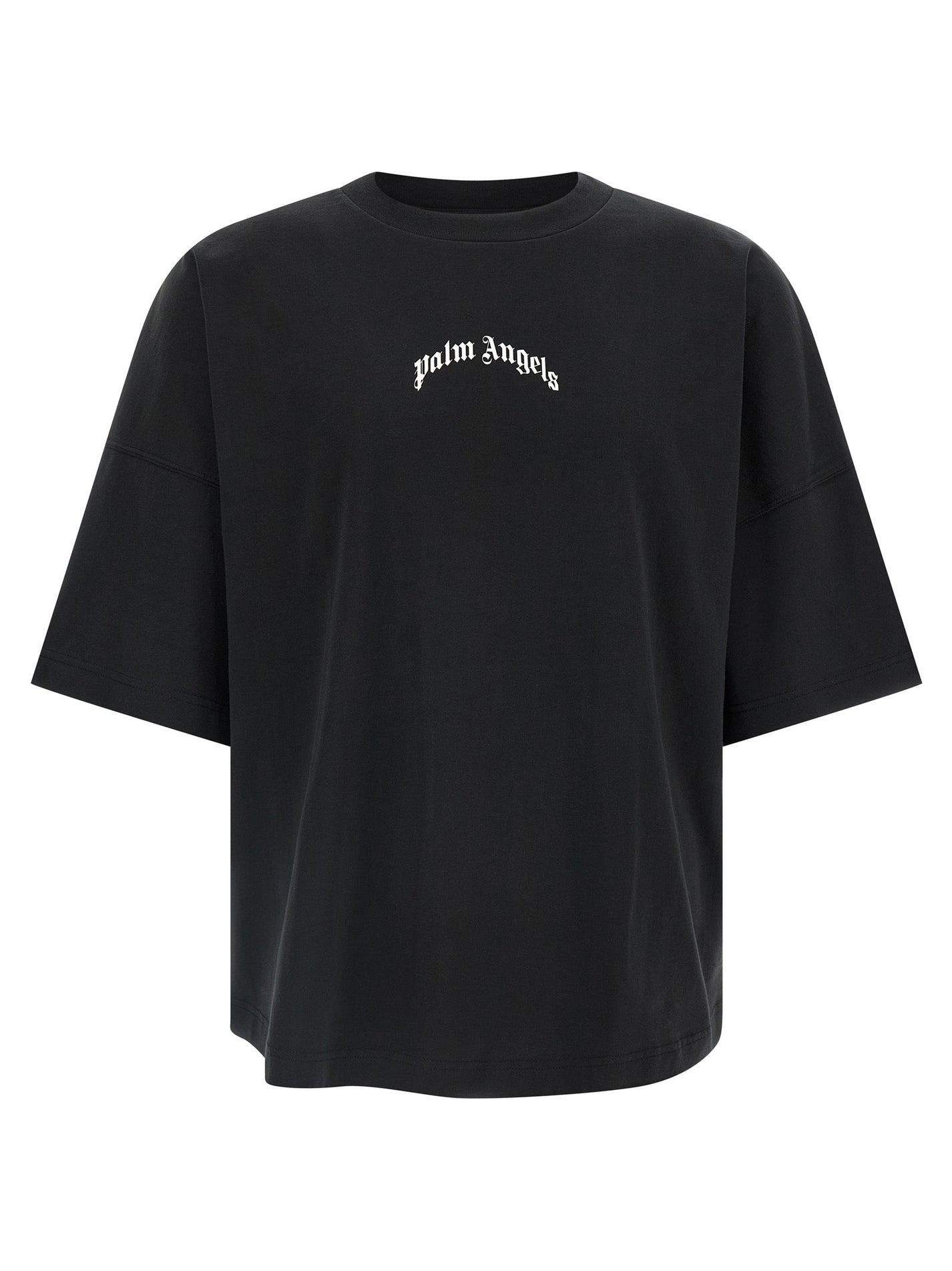 PALM ANGELS - PALM ANGELS - ’Back Curved Logo’ T-shirt - Men’s Tops