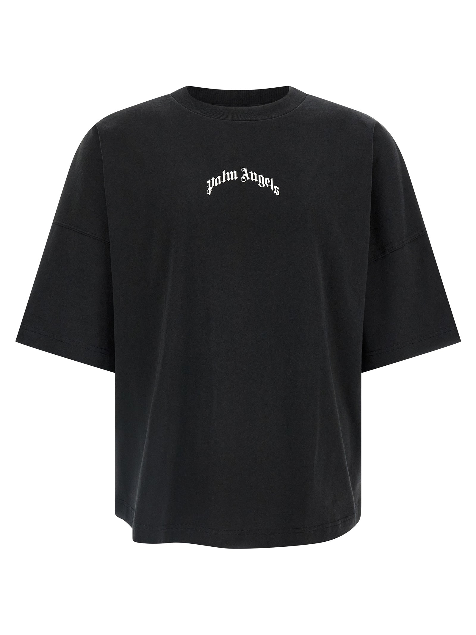 PALM ANGELS - PALM ANGELS - ’Back Curved Logo’ T-shirt - Men’s Tops