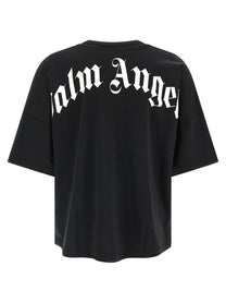 PALM ANGELS - PALM ANGELS - ’Back Curved Logo’ T-shirt - Men’s Tops