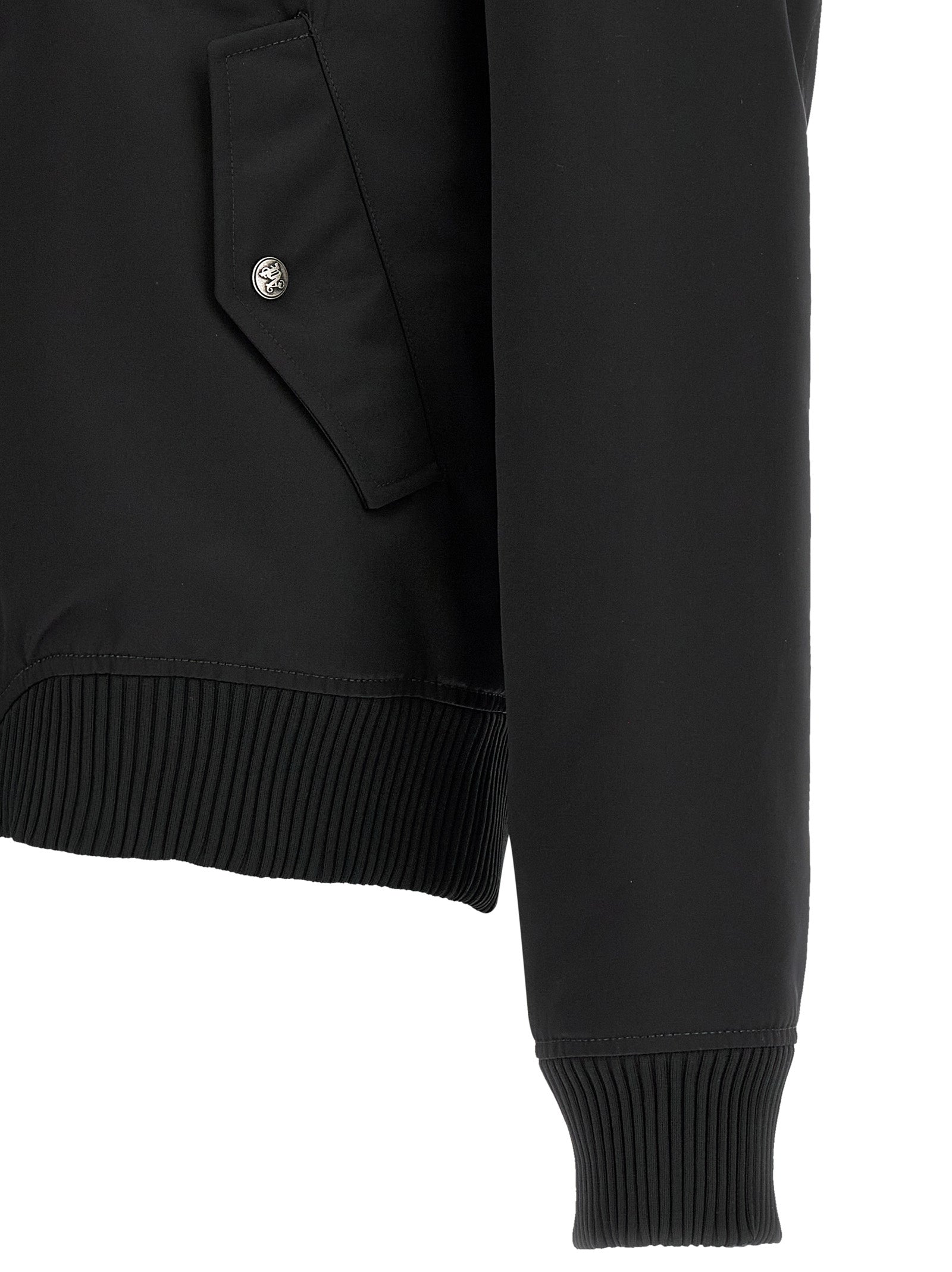 PALM ANGELS - PALM ANGELS - ’Curved Logo’ bomber jacket - Men’s Outerwear