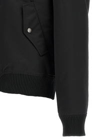 PALM ANGELS - PALM ANGELS - ’Curved Logo’ bomber jacket - Men’s Outerwear