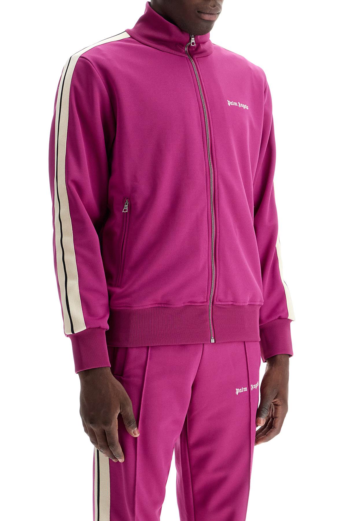 Palm Angels - Palm Angels ’track sweatshirt with contrasting bands - Topwear