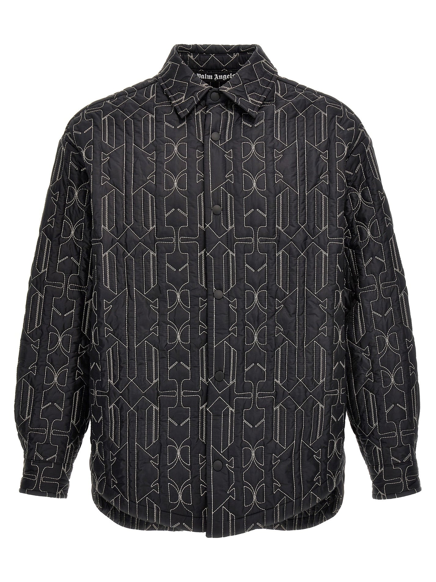 PALM ANGELS - PALM ANGELS - All Monogram Quilted Dover jacket - Men’s Outerwear