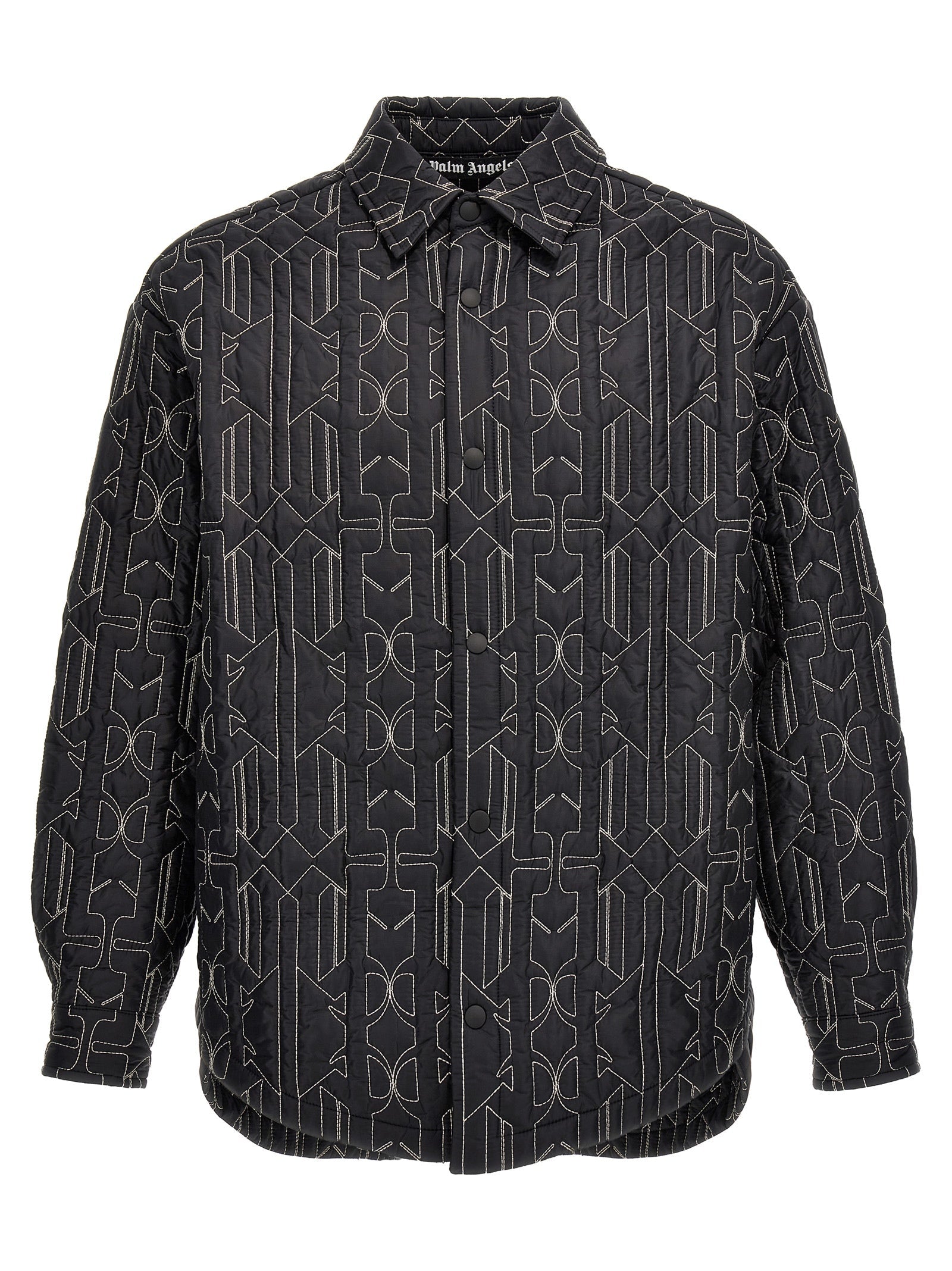 PALM ANGELS - PALM ANGELS - All Monogram Quilted Dover jacket - Men’s Outerwear