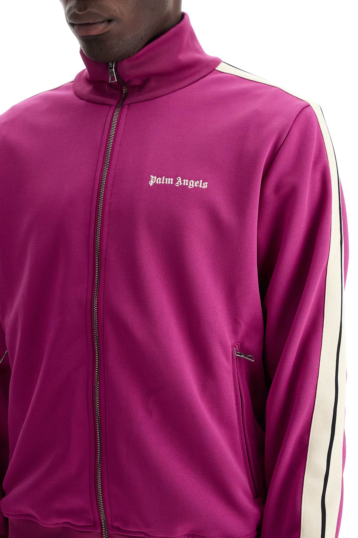 Palm Angels - Palm Angels ’track sweatshirt with contrasting bands - Topwear