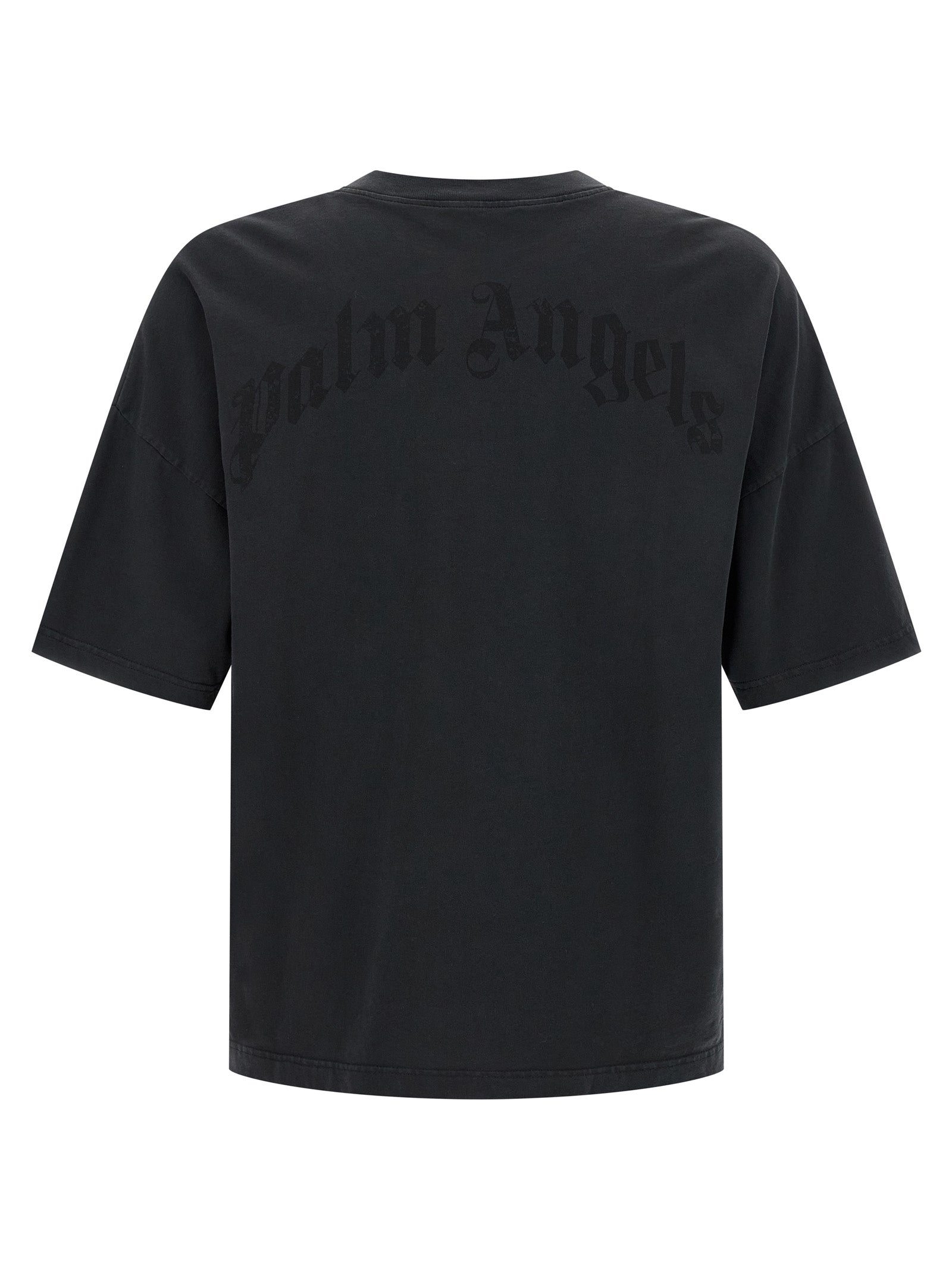 PALM ANGELS - PALM ANGELS - ’Curved Logo’ T-shirt - Men’s Tops