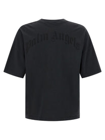 PALM ANGELS - PALM ANGELS - ’Curved Logo’ T-shirt - Men’s Tops