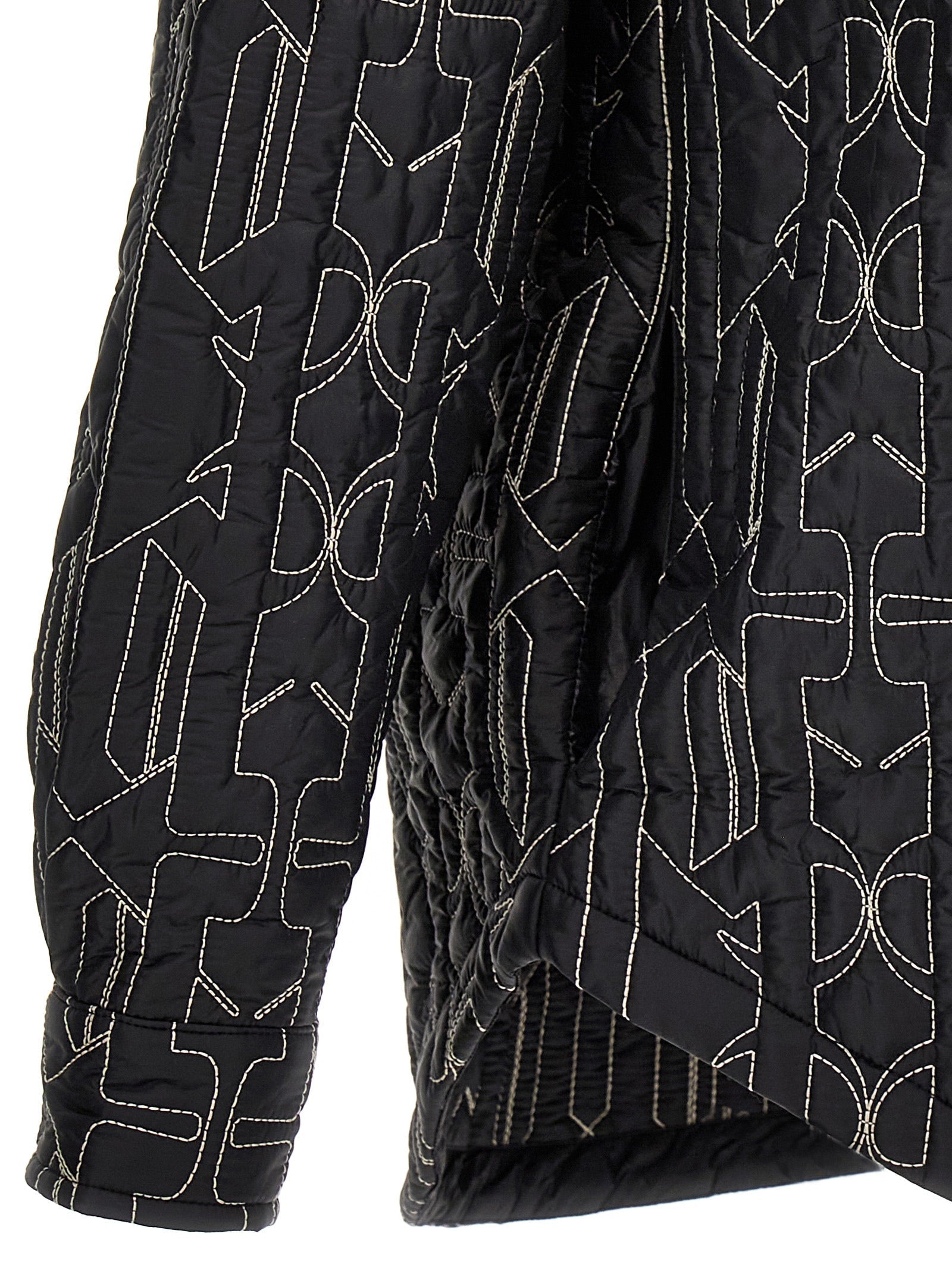 PALM ANGELS - PALM ANGELS - All Monogram Quilted Dover jacket - Men’s Outerwear