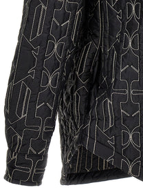 PALM ANGELS - PALM ANGELS - All Monogram Quilted Dover jacket - Men’s Outerwear