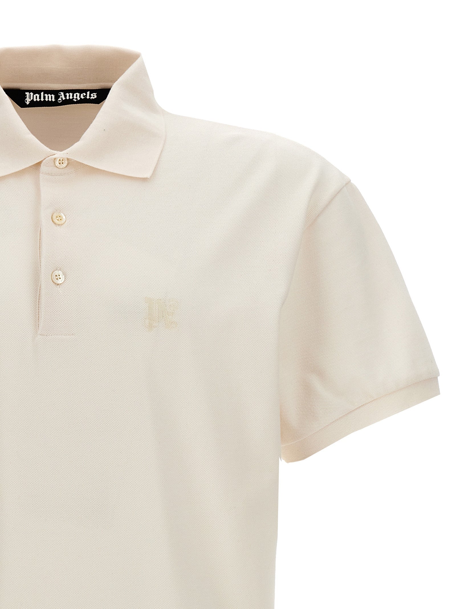 PALM ANGELS - PALM ANGELS - ’Monogram’ polo shirt - Men’s Tops