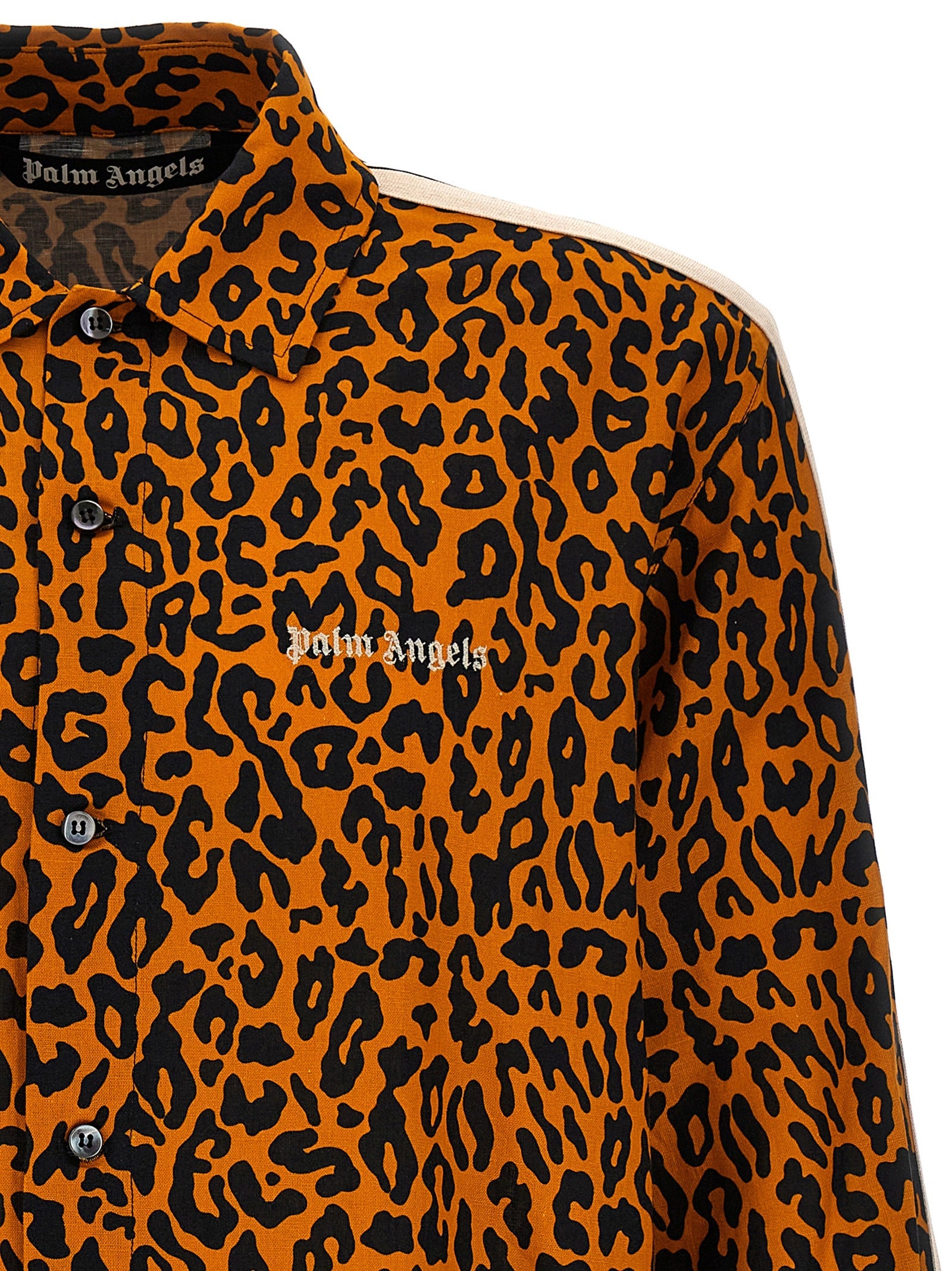 PALM ANGELS - PALM ANGELS - ’Cheetah Track’ shirt - Men’s Tops