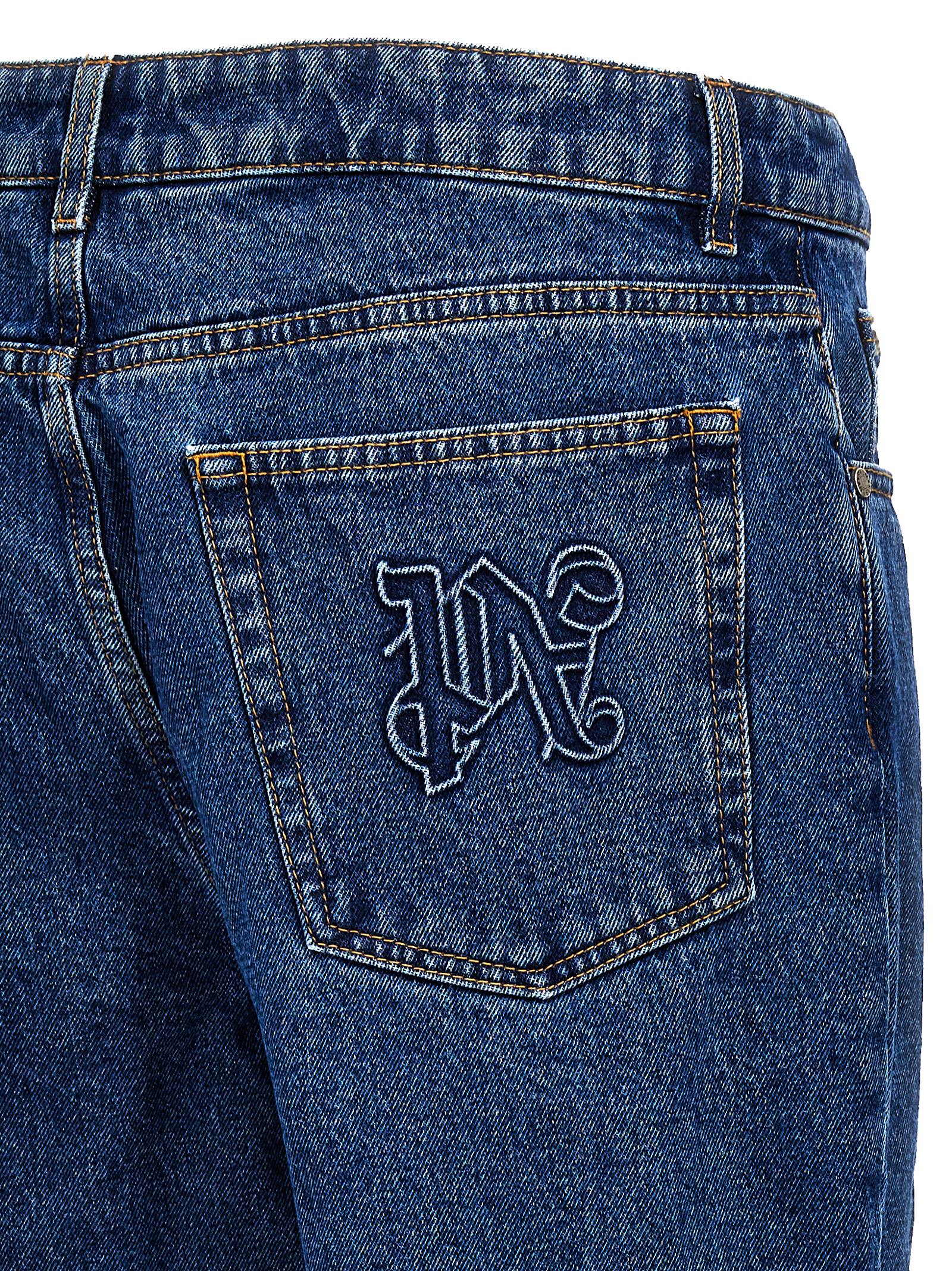 PALM ANGELS - PALM ANGELS - ’LW Monogram’ jeans - Men’s Clothing