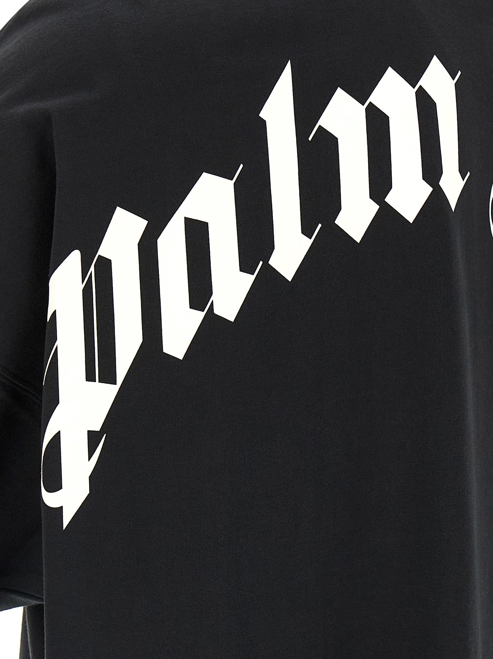 PALM ANGELS - PALM ANGELS - ’Back Curved Logo’ T-shirt - Men’s Tops