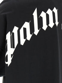 PALM ANGELS - PALM ANGELS - ’Back Curved Logo’ T-shirt - Men’s Tops