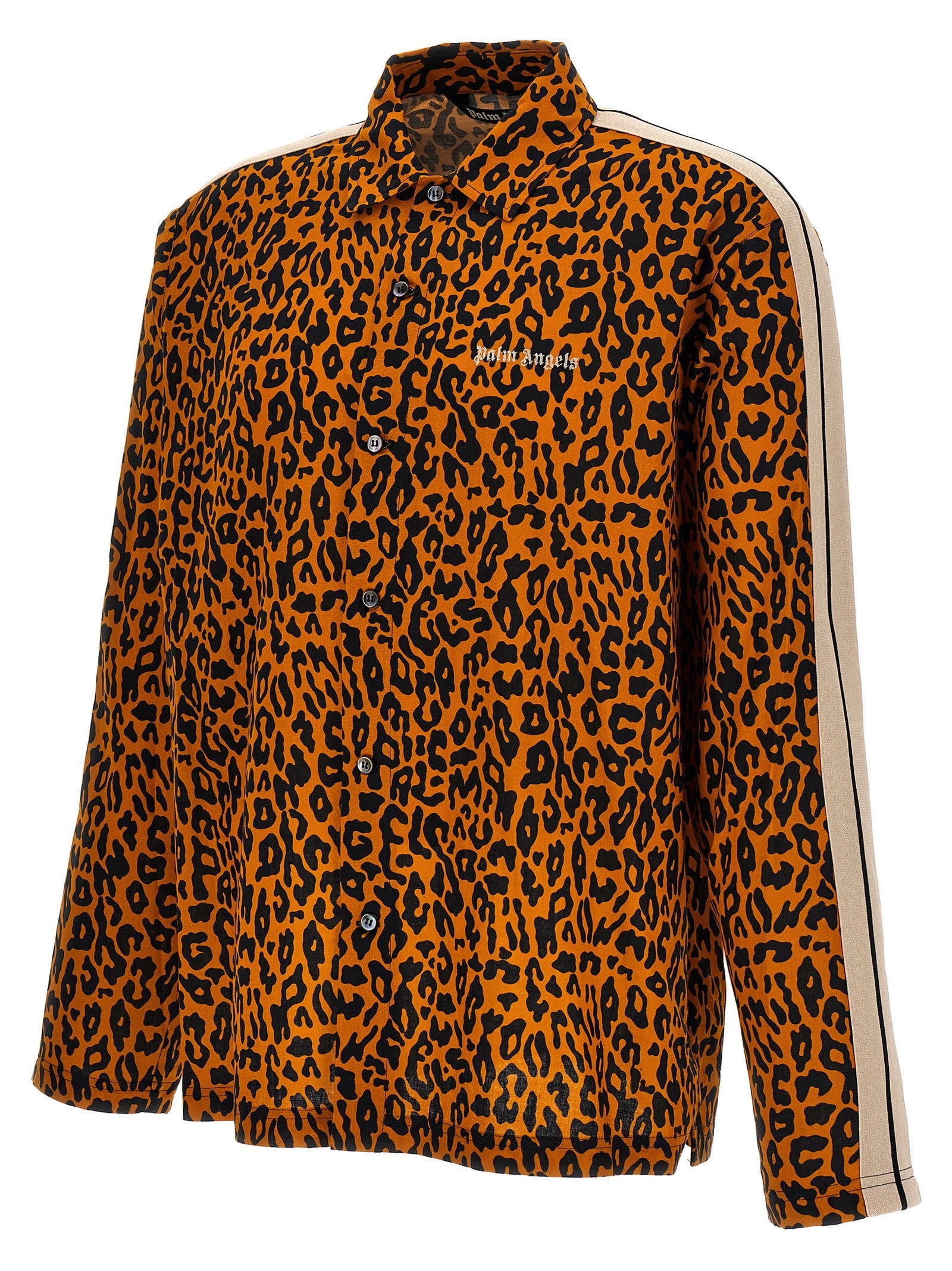 PALM ANGELS - PALM ANGELS - ’Cheetah Track’ shirt - Men’s Tops