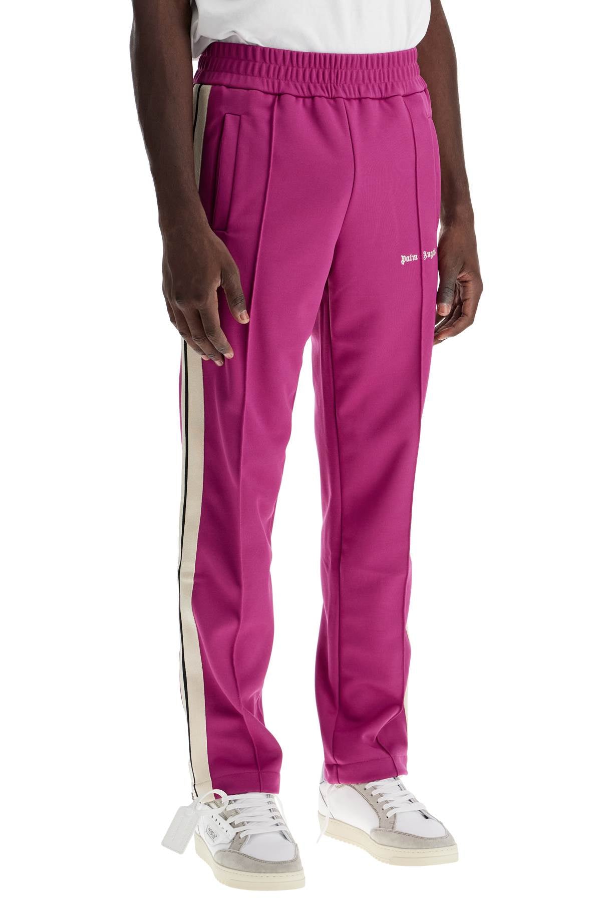 Palm Angels - Palm Angels contrast band joggers with track in - Trousers