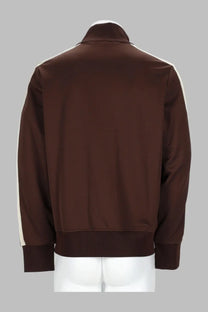 Palm Angels Men's Felpa Con Zip Brown