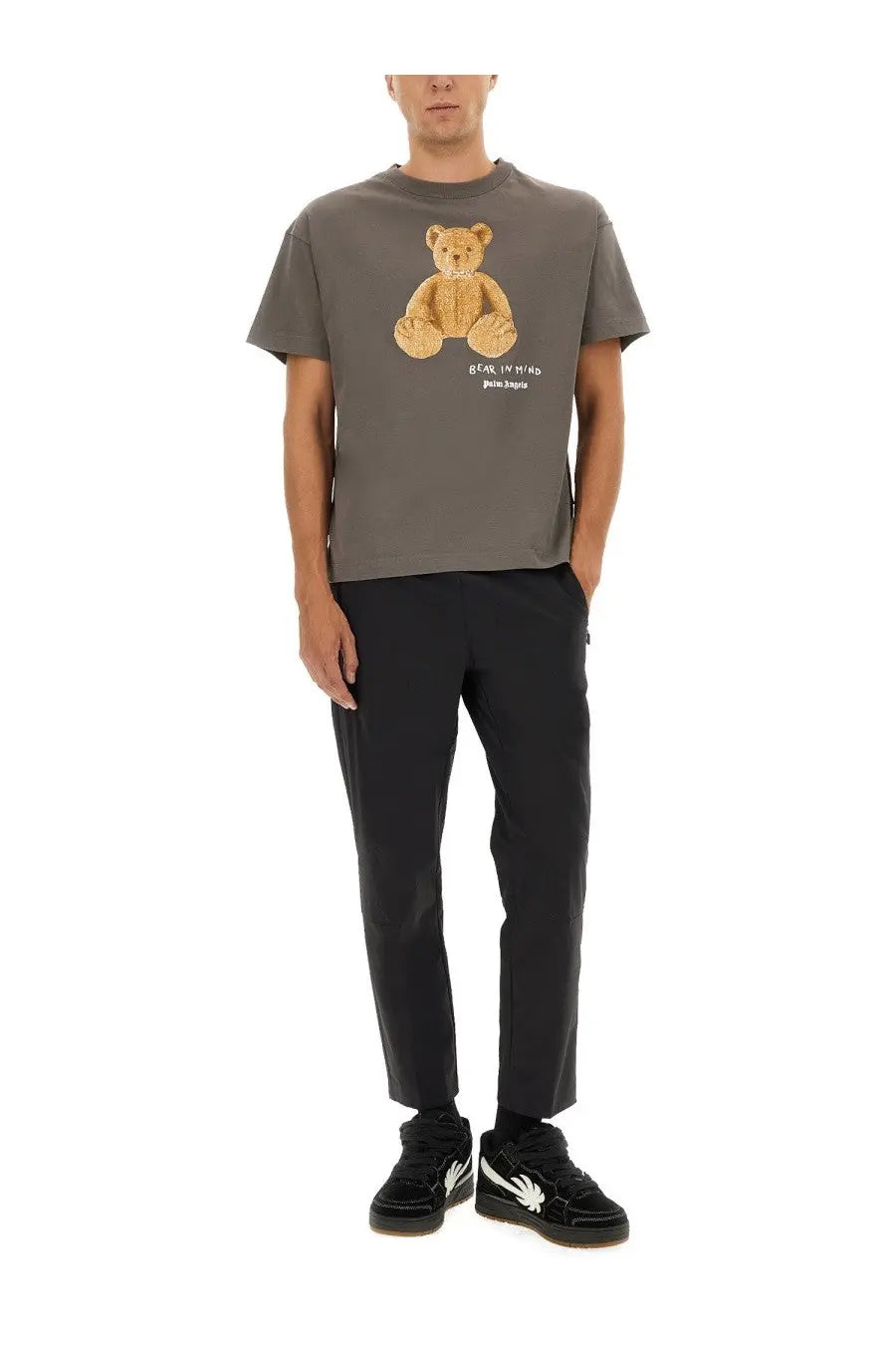 Palm Angels Men's Shirt Grey, view 2