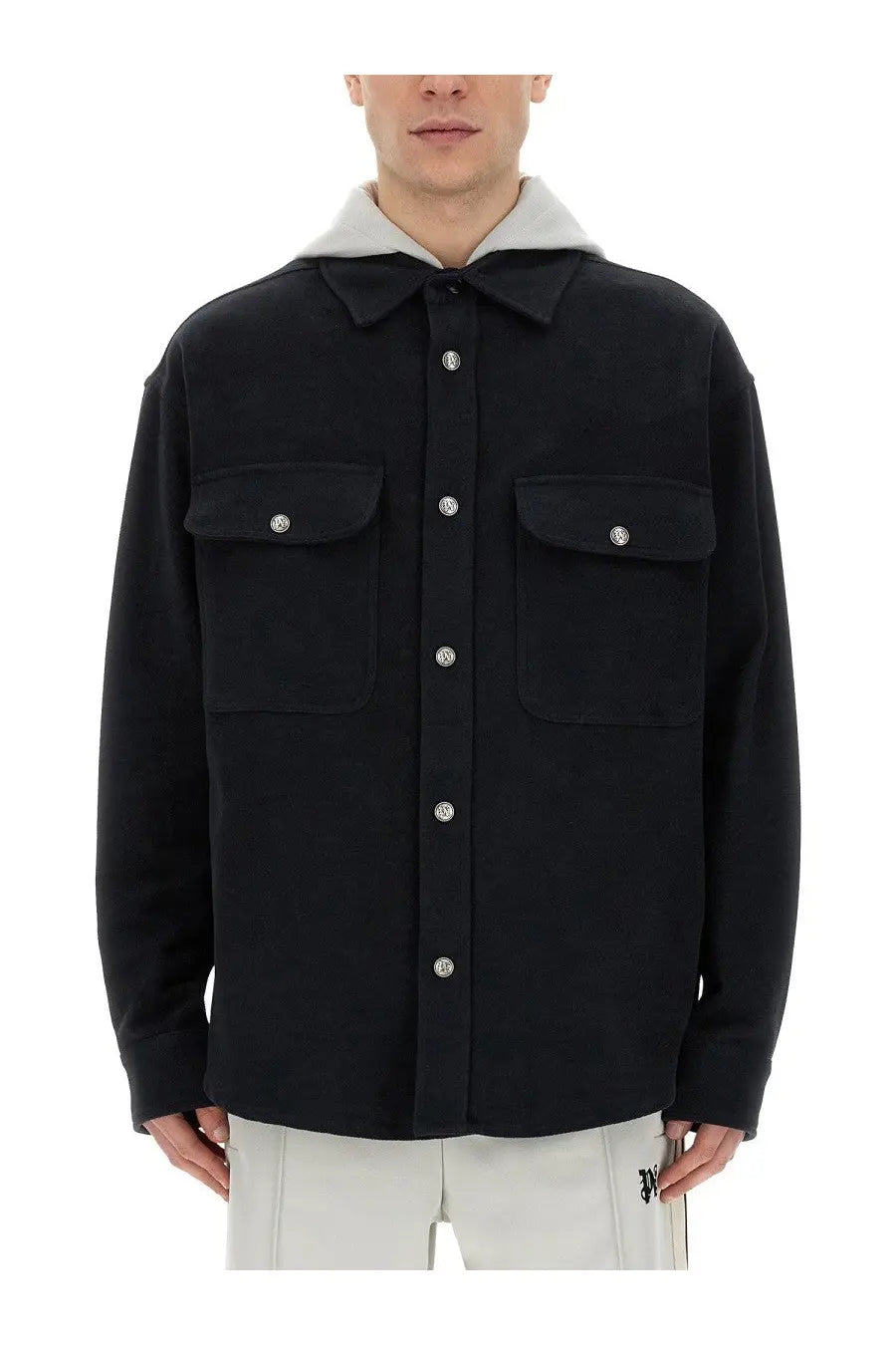 Palm Angels Men's Shirt Jacket Black