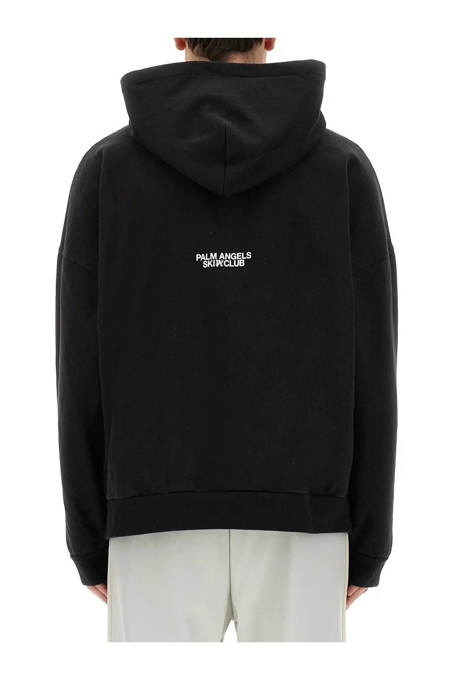 Palm Angels Men's Palm Ski Club Print Sweatshirt Black, view 3