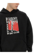 Palm Angels Men's Palm Ski Club Print Sweatshirt Black, view 4