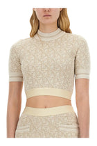 Palm Angels Women's Monogram Jersey White, view 4