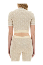 Palm Angels Women's Monogram Jersey White, view 3