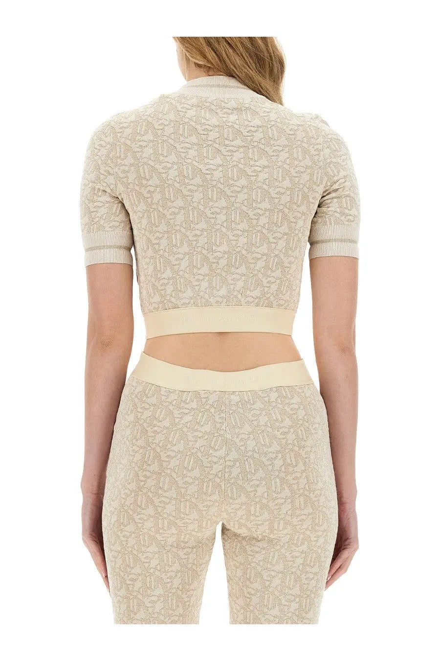 Palm Angels Women's Monogram Jersey White, view 3