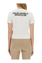 Palm Angels Women's Palm Ski Club Shirt White, view 3
